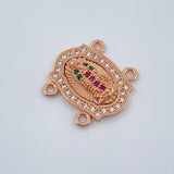 Herraje Virgen De Guadalupe 2gr / 1.5cm / Oro Rosa 18K %
