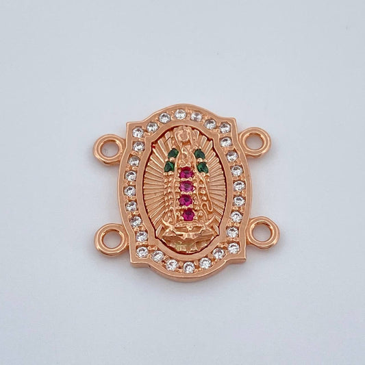 Herraje Virgen De Guadalupe 2gr / 1.5cm / Oro Rosa 18K %