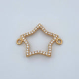 Herraje Silueta Estrella 0.9gr / 2cm / Oro Amarillo 18K %