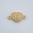 Herraje Corazon 0.6gr / 1.4cm / Oro Amarillo 18K %