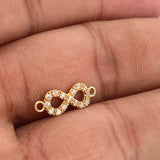 Herraje Infinito 0.8gr / 1.7cm / Oro Amarillo 18K %