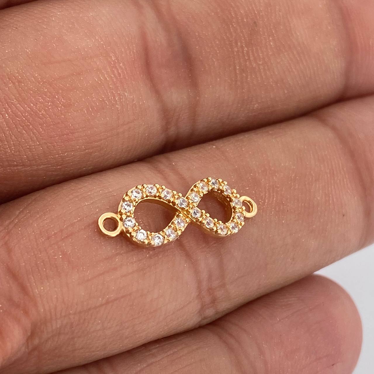 Herraje Infinito 1.1gr / 2cm / Oro Amarillo 18K %
