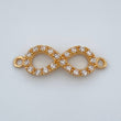 Herraje Infinito 1.1gr / 2cm / Oro Amarillo 18K %