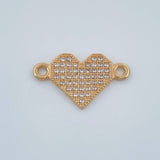 Herraje Corazon 0.95gr / 1.9cm / Oro Amarillo 18K %