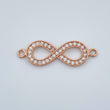 Herraje Infinito 1.05gr / 2.7cm / Oro Rosa 18K %