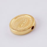 Herraje Virgen de Guadalupe 0.95g / 1.4cm Oro Amarillo 18K