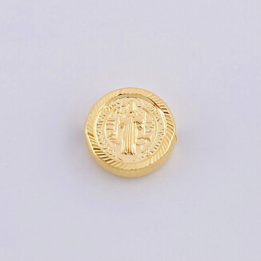 Herraje San Benito Mate 0.45g / 1cm Oro Amarillo 18K