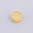 Herraje San Benito Mate 0.5g / 1cm Oro Amarillo 18K