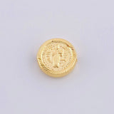 Herraje San Benito Mate 0.5g / 1cm Oro Amarillo 18K