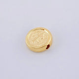 Herraje San Benito Mate 0.5g / 1cm Oro Amarillo 18K