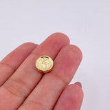 Herraje San Benito Mate 0.5g / 1cm Oro Amarillo 18K