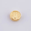 Herraje Virgen de Guadalupe Mate 0.45g / 0.9cm Oro Amarillo 18K
