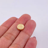 Herraje Virgen de Guadalupe Mate 0.45g / 0.9cm Oro Amarillo 18K