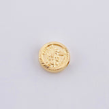 Herraje San Miguel Arcángel Mate 0.4g / 0.9cm Oro Amarillo 18K