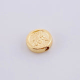 Herraje San Miguel Arcángel Mate 0.4g / 0.9cm Oro Amarillo 18K