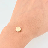 Herraje San Miguel Arcángel Mate 0.4g / 0.9cm Oro Amarillo 18K