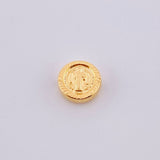 Herraje San Benito Mate 0.35g / 0.8cm Oro Amarillo 18K