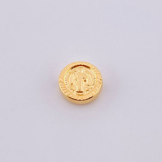 Herraje San Benito Mate 0.3g / 0.8cm Oro Amarillo 18K