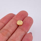 Herraje San Benito Mate 0.35g / 0.8cm Oro Amarillo 18K