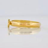 Anillo Cruz 0.8gr / T6 1/4 / Oro Amarillo 18K %
