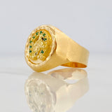Anillo Herradura Caballo 3.7gr / T8 1/4 / Oro Amarillo 18K %