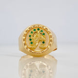 Anillo Herradura Caballo 3.7gr / T8 1/4 / Oro Amarillo 18K %