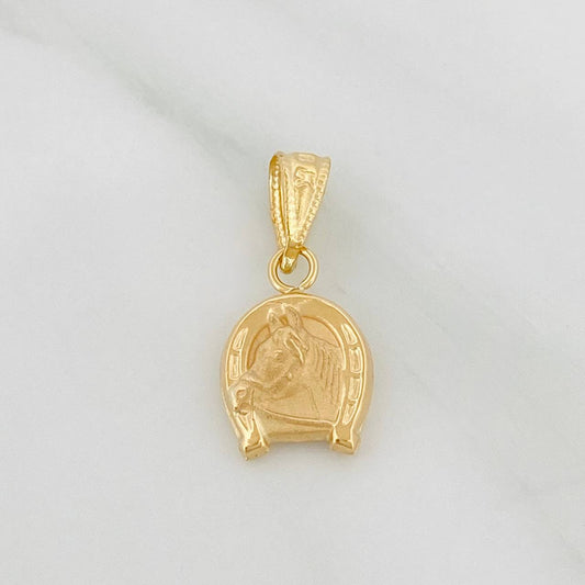 Dije Herradura Caballo 0.6gr / 1.8cm / Oro Amarillo 18K