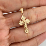 Dije Cruz Cristo 1.1gr / 3cm / Oro Amarillo 18K &