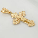 Dije Cruz Cristo 1.1gr / 3cm / Oro Amarillo 18K &