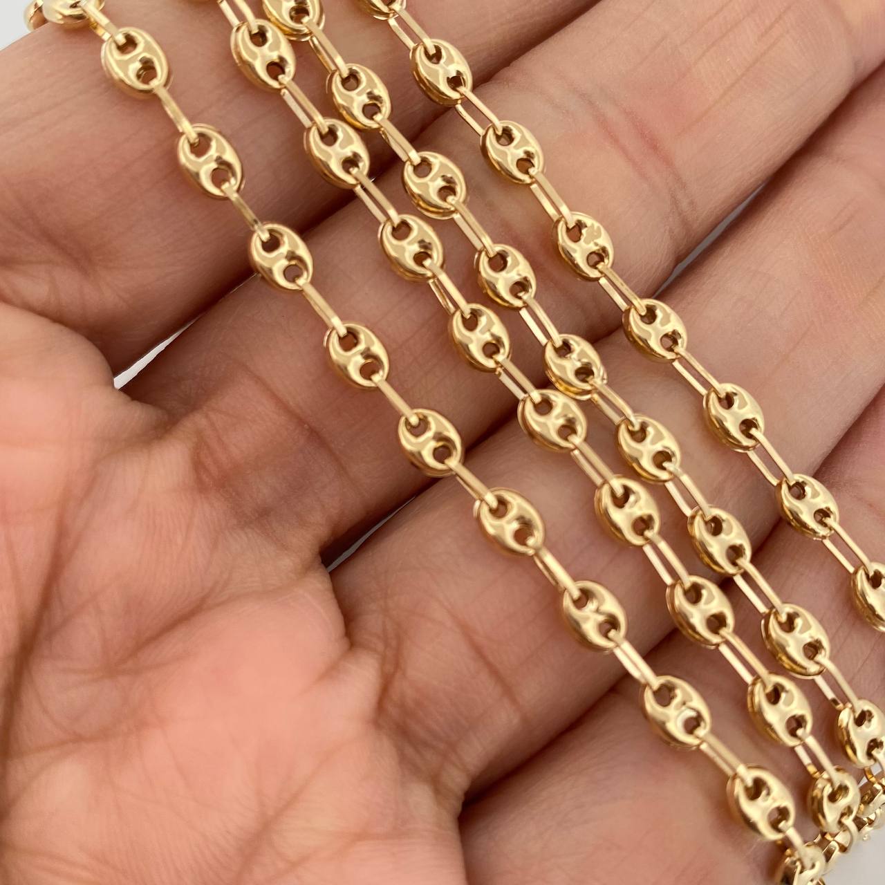 Cadena GC 6.35gr / 61cm / 3.3mm Oro Amarillo 18K &