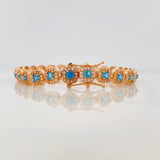 Pulso Tennis Halo 12gr / 18cm / 6.2mm Oro Rosa 18K $