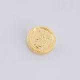 Herraje San Miguel Arcángel Mate 0.95g / 1.4cm Oro Amarillo 18K