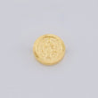 Herraje San Benito Mate 1.05g / 1.4cm Oro Amarillo 18K
