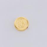 Herraje San Benito Mate 1.05g / 1.4cm Oro Amarillo 18K