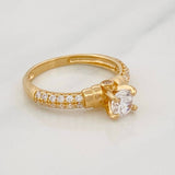 Anillo Solitario Churumbela 2.85g / T6 1/4 Oro Amarillo 18K
