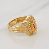 Anillo Virgen de Guadalupe 4g / T6 1/2 Oro Amarillo 18K