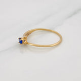 Anillo Olas 1.05g / T6 3/4 Dos Oros Amarillo Blanco 18K