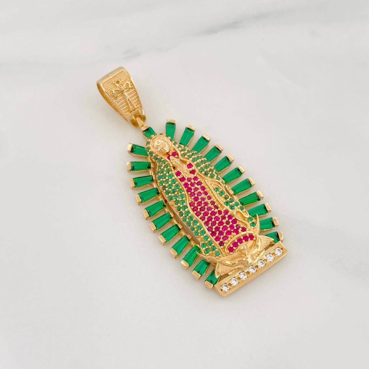 Dije Virgen de Guadalupe 10.8g / 5cm Oro Amarillo 18K