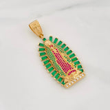 Dije Virgen de Guadalupe 10.8g / 5cm Oro Amarillo 18K