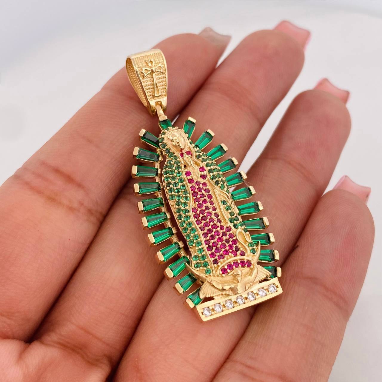 Dije Virgen de Guadalupe 10.8g / 5cm Oro Amarillo 18K
