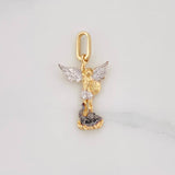 Dije San Miguel Arcángel 1.1g / 2.3cm Tres Oros 18K
