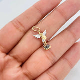 Dije San Miguel Arcángel 1.1g / 2.3cm Tres Oros 18K