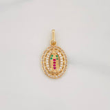 Dije Virgen de Guadalupe 1.75g / 2.3cm Oro Amarillo 18K