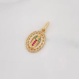 Dije Virgen de Guadalupe 1.75g / 2.3cm Oro Amarillo 18K