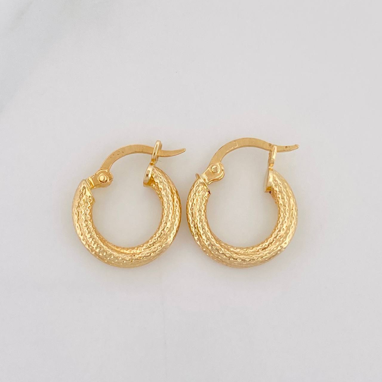 Candongas Carly 1.4g / 1.5cm Oro Amarillo 18K