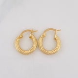 Candongas Carly 1.4g / 1.5cm Oro Amarillo 18K