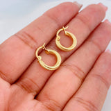 Candongas Carly 1.4g / 1.5cm Oro Amarillo 18K