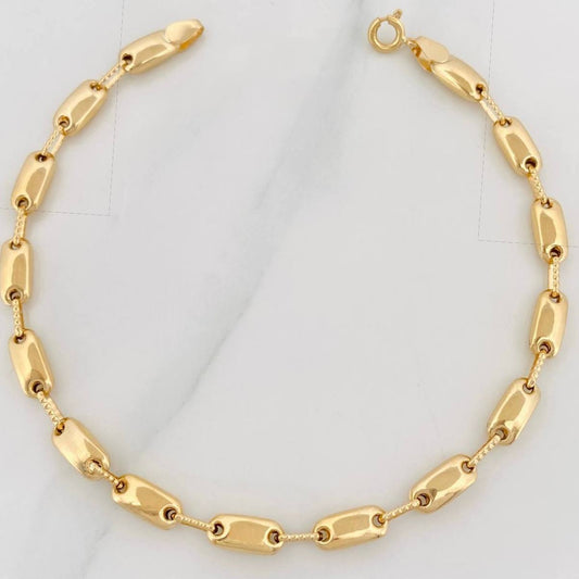 Pulso Rustico Adije 5.25g / 21.05cm / 4.54mm Oro Amarillo 18K