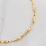 Pulso Rustico Eslabon 3.6g / 20cm / 3.18mm Oro Amarillo 18K