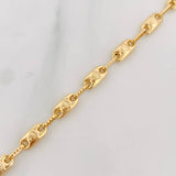 Pulso Rustico Corona 4.55g / 20cm / 4.35mm Oro Amarillo 18K